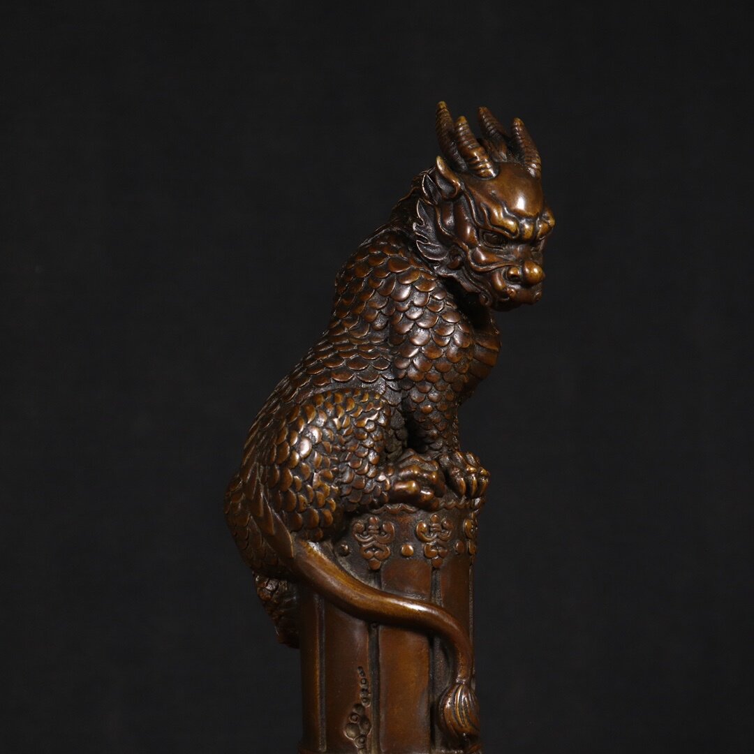 Vintage Collectibles Store - Chinese Feng Shui Vintage Copper Beast