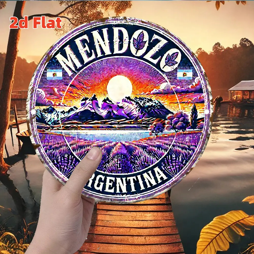 2D Flat, 2D Flat Retro Mendoza - Vintage Collectible Plates recension och pris